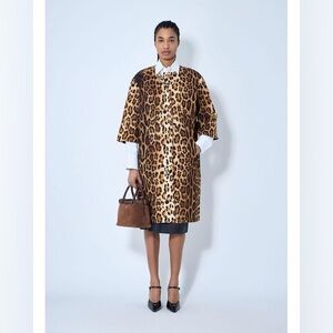 🤎Authentic PRADA Leopard Print Single Breasted Jacket/Size38/Retail price$4400🤎